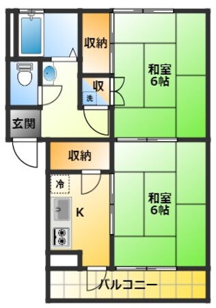 フェリース小杉の物件間取画像